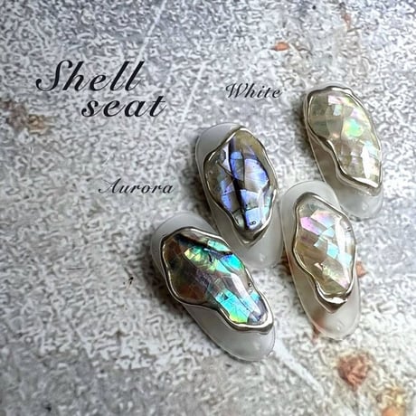KiraNail Hanakoプロデュース Shell seat　【ホワイト】