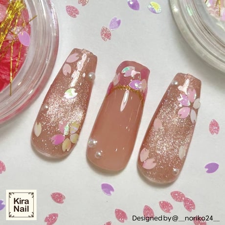 【2/1発売☆新色】KiraNail HOLOGRAM 花びら ケース入