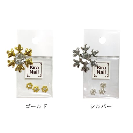 KiraNail 雪の結晶 ルルーシュストーン 3個入
