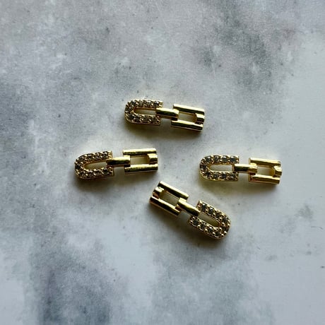 【OUTLET】ネイルゴールドパーツ４個セット　A-23