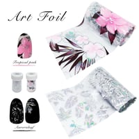 KiraNail アートホイル【Tropical pink・Auroraleaf】