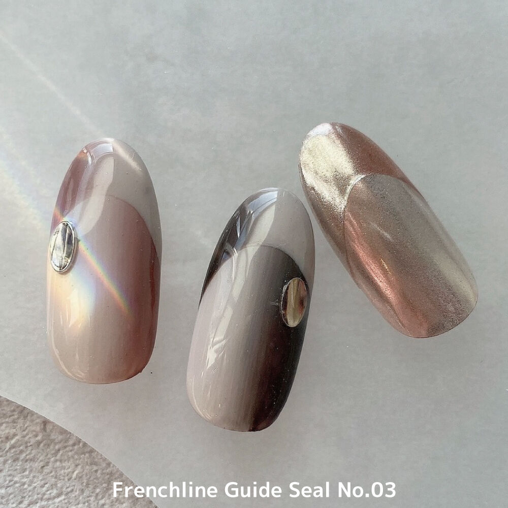 新品　ripinail リピネイル　フレンチ✖️ビジュー 取扱終了 More Couture フレンチラインシール | Nail Labo