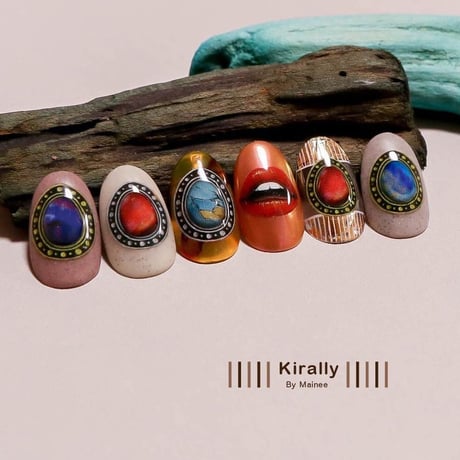 KiraNail Kirally NailSticker Maineeプロデュース brooch-drop