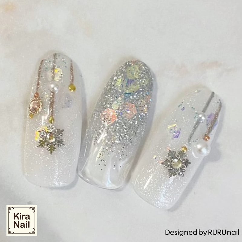 KiraNail 雪の結晶 クリスタルシャワー 20個入 | Kira Nail