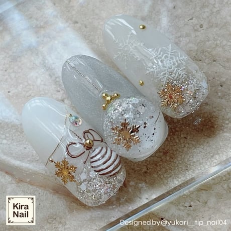 KiraNail 雪の結晶 クリスタルシャワー 20個入