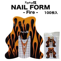 KiraNail スカルプ狂ファイヤーネイルフォーム  100枚入