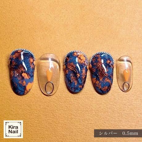 KiraNail Kyashaチェーン 0.5mm/0.8mm 50cm入り