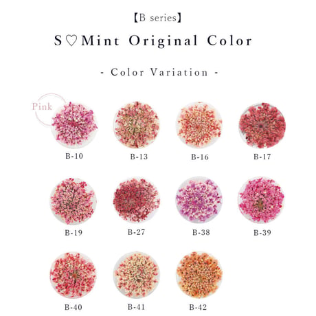 S♡Mint 【Bシリーズ[Pink]0.1g入り】