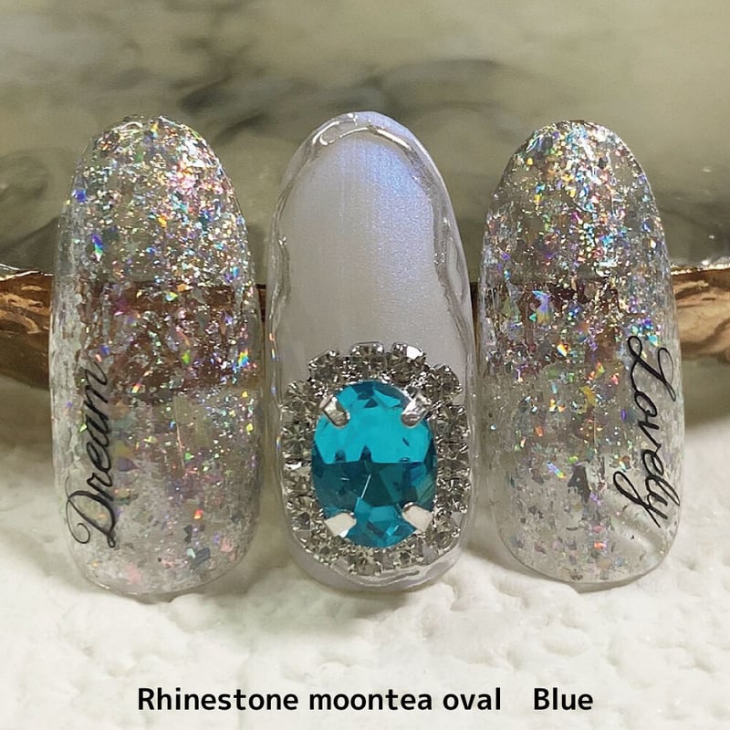 KiraNail ラインストーン ムンティー オーバル 3個入 | Kira Nail