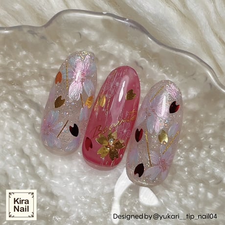 【2/1発売☆新色】KiraNail HOLOGRAM 花びら ケース入