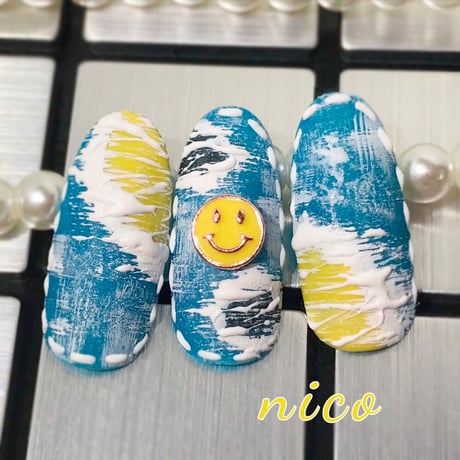 KiraNail ニコちゃんメタルパーツ　5個入り