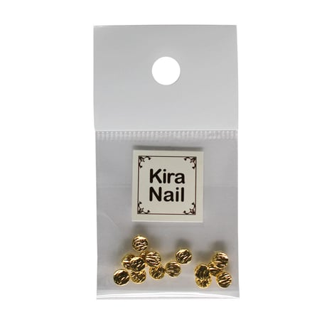 KiraNail キャンティー ゴールド M【4mmX4mm】
