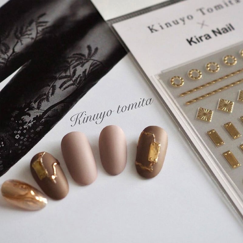 KiraNail Kinuyo Tomita × KiraNail ネイルシール | Kira