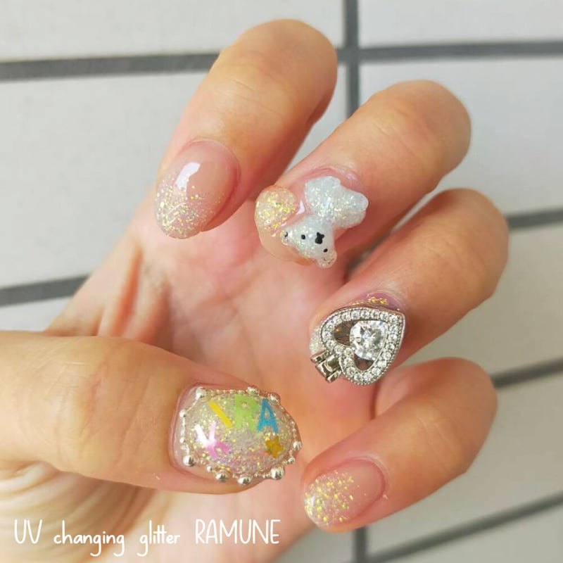 KiraNail UVチェンジンググリッター RAMUNE | Kira Nail