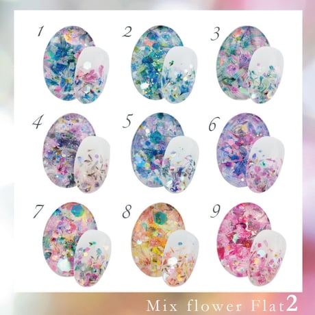 S♡Mint  エスミントオリジナル　ミックスフラワーフラット【シリーズ2】