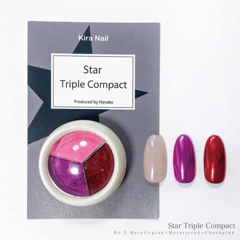 KiraNail Star Triple Compact (チップ付き) | Kira Nail KiraNail Star Triple Compact (チップ付き) | Kira Nail