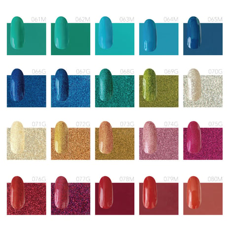 【旧品番】 MD-GEL カラージェル 61〜80 3g