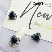 KiraNail キューティーハート ブラック　2個入