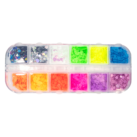 【在庫限り★300円】KiraNail ネオンカラーホロセット ハート