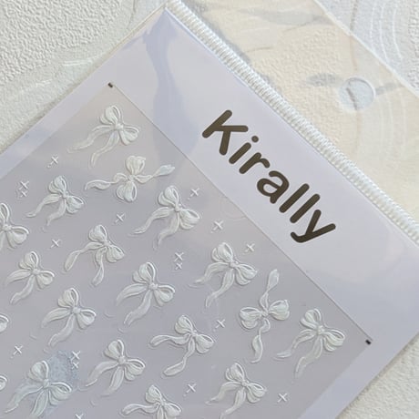 KiraNail Kirally NailSticker オーロラエレガンスリボン