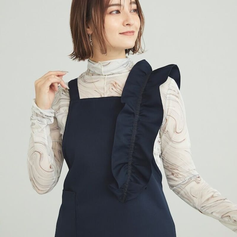 Peaceful Cuisine Ryoya'sエプロン ネイビー Peaceful Cuisine Ryoya'sエプロン ネイビー