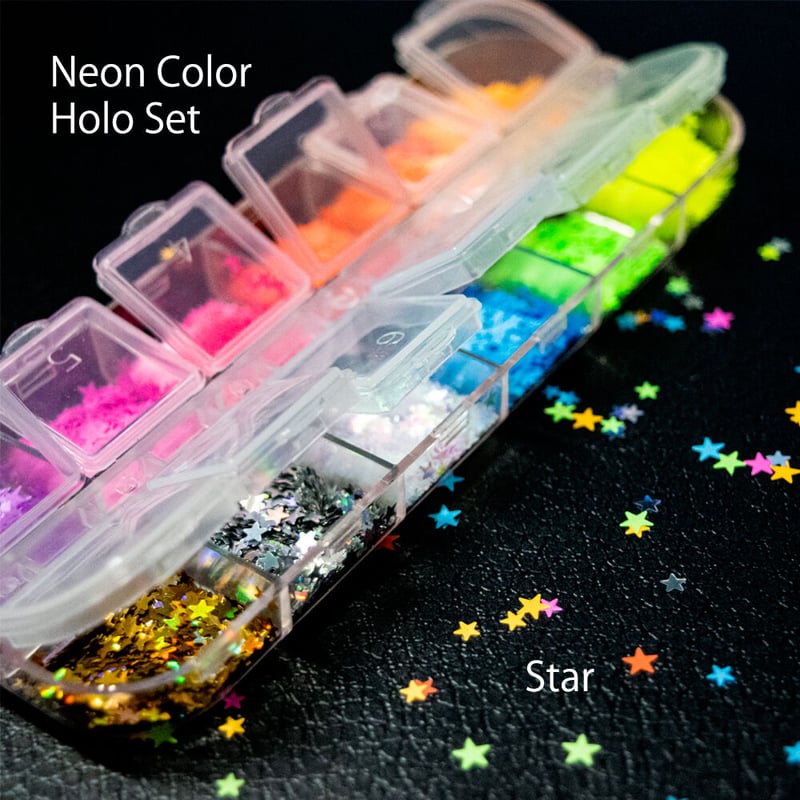 KiraNail ネオンカラーホロセット スター | Kira Nail