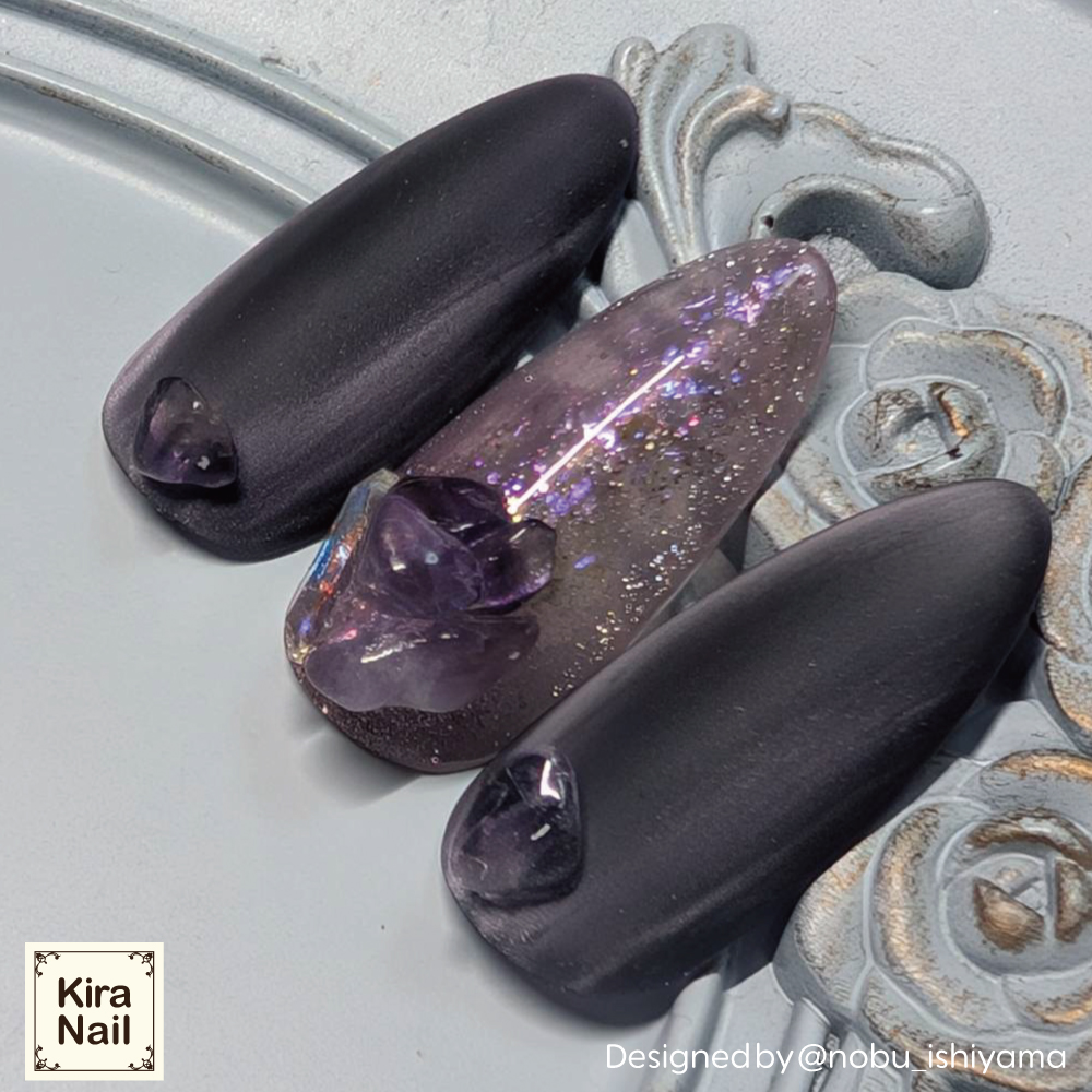 KiraNail 天然石 アメジスト ケース入り | Kira Nail