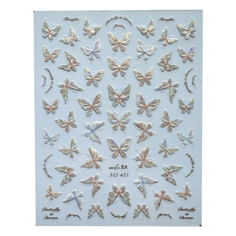 KiraNail Kirally NailSticker オーロラバタフライ