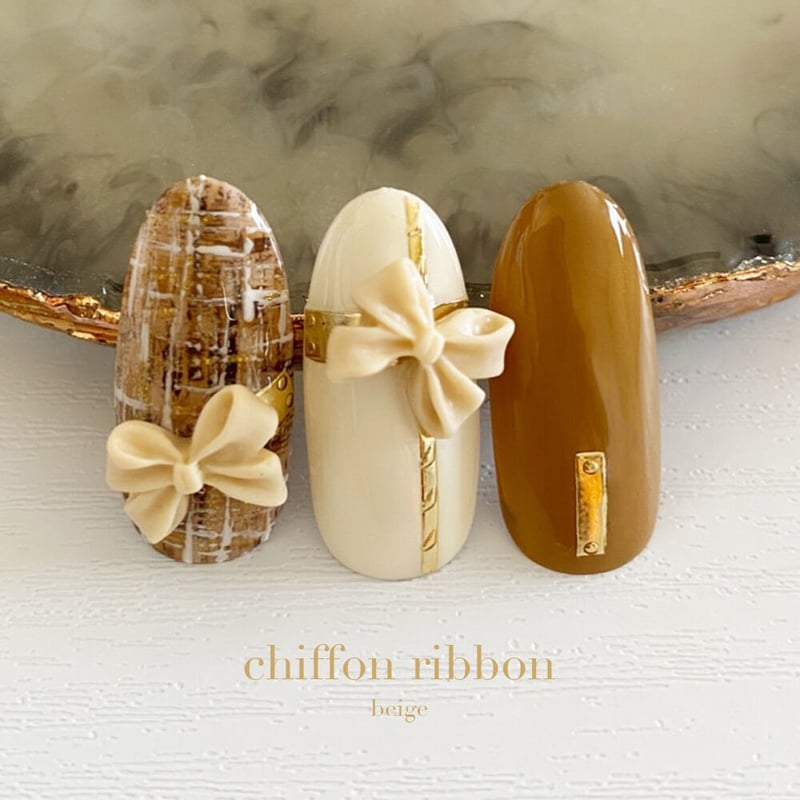 KiraNail シフォンリボン 5個入 | Kira Nail