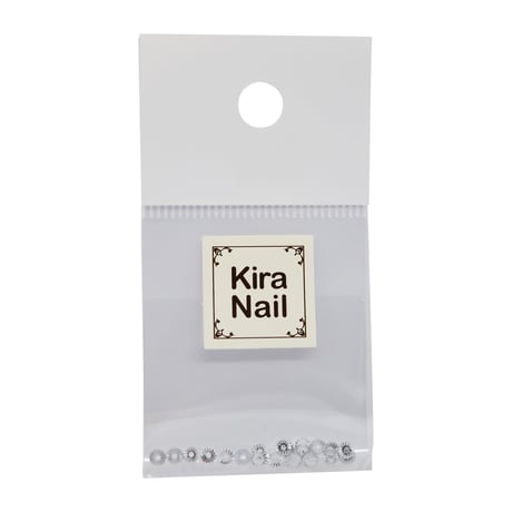 KiraNail GIZAMARUシルバー3mm