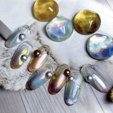 KiraNail Stella Solid (Unicorn Powder)（チップ付き）