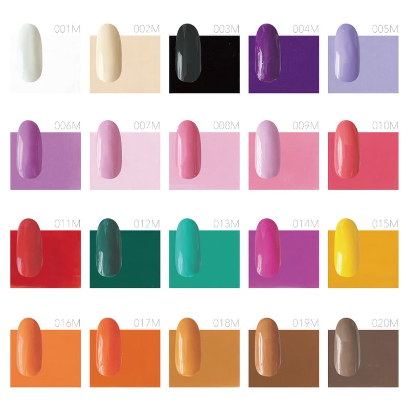 MD GEL カラージェル 7色セット 旧品番】MD-GEL カラージェル 旧品番1〜20 3g | Kira Nail