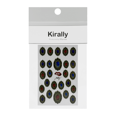 KiraNail Kirally Maineeプロデュース brooch-oval ネイルシール