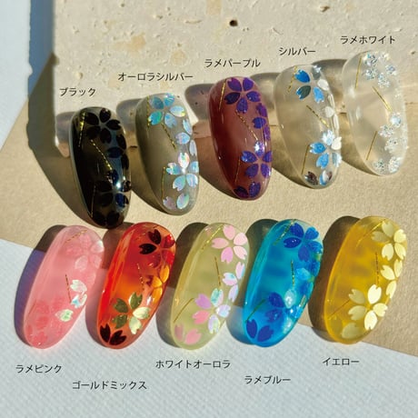 【2/1発売☆新色】KiraNail HOLOGRAM 花びら ケース入