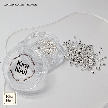 KiraNail リーフ型くりぬきスタッズ  500個入