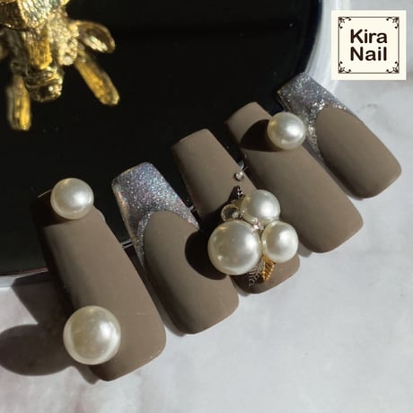 KiraNail つやパール クォーターカット 6/8mm　10個入