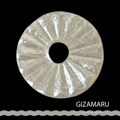 KiraNail GIZAMARU ホワイト 4mm