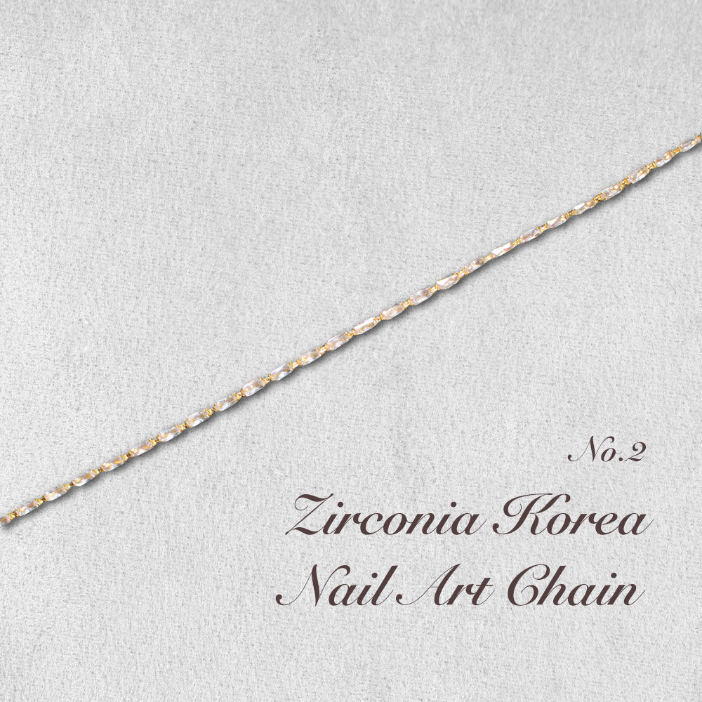 KiraNail ジルコニア韓国ネイルチェーン No,2 | Kira Nail