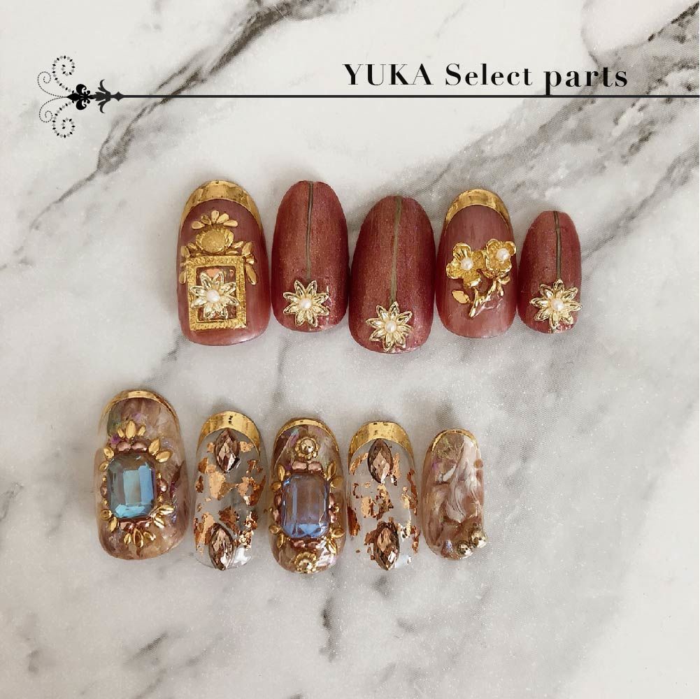 ネイルパーツ KILA KiraNail Kirally YUKAセレクトパーツ Nigella | Kira Nail