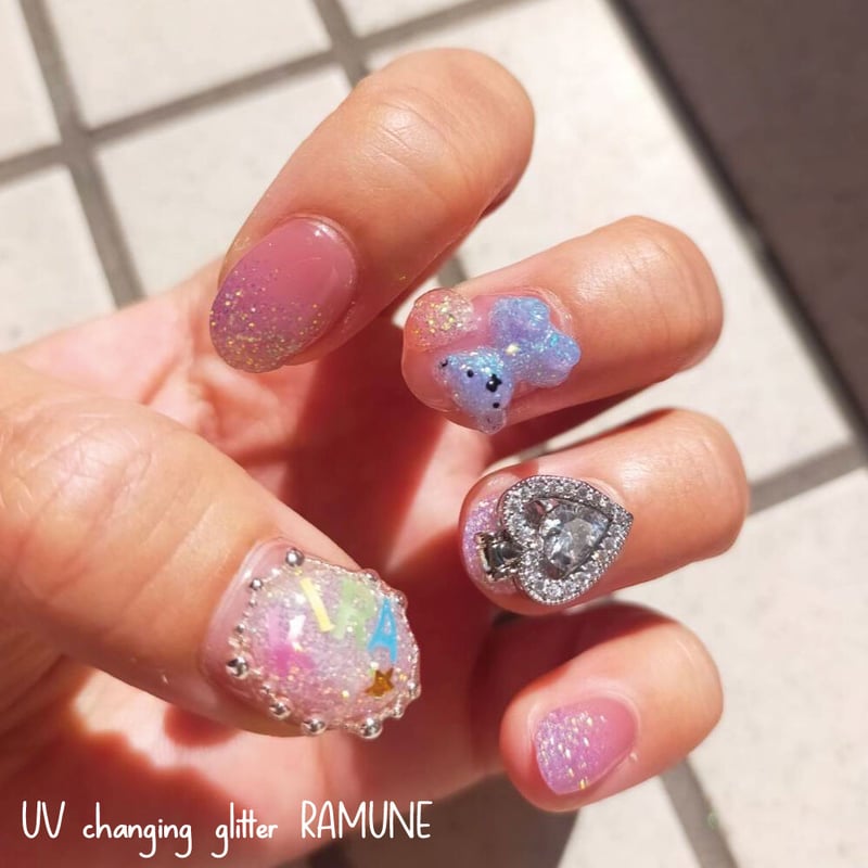 KiraNail UVチェンジンググリッター RAMUNE | Kira Nail