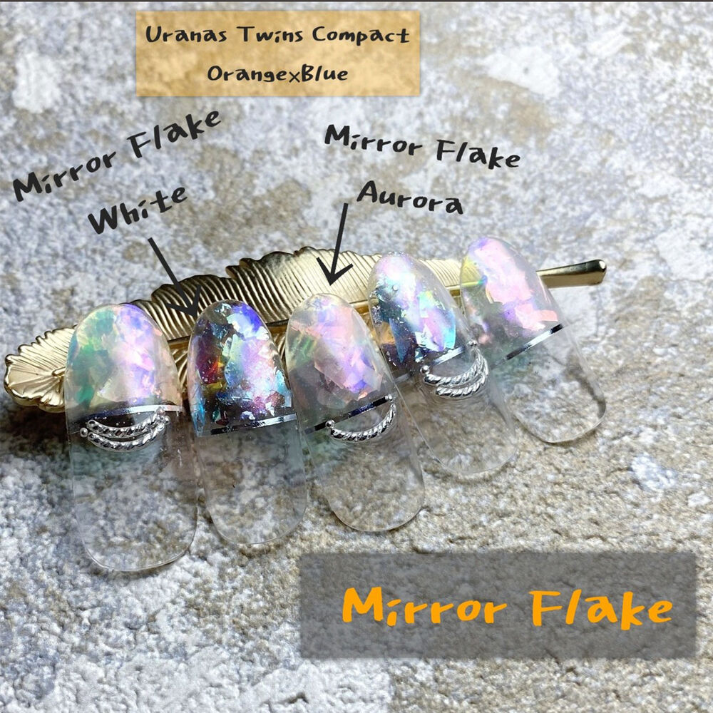 KiraNail Hanakoプロデュース Mirror Flake 【ホワイト】 | Kir