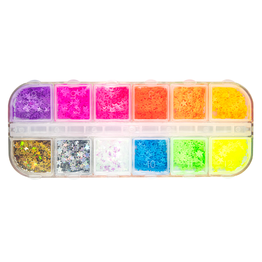 在庫限り☆300円】ネオンカラーホロセット スター | Kira Nail