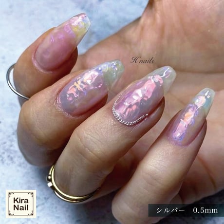 KiraNail Kyashaチェーン 0.5mm/0.8mm 50cm入り