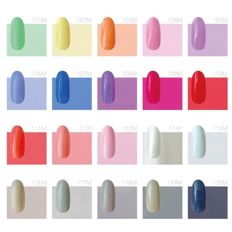【旧品番】 MD-GEL カラージェル 101〜120 3g