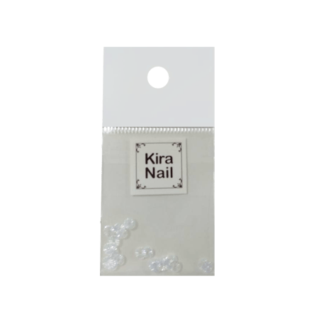 KiraNail GIZAMARUオーロラホワイト4mm
