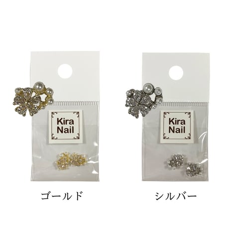KiraNail  フラワーブローチ 2個入