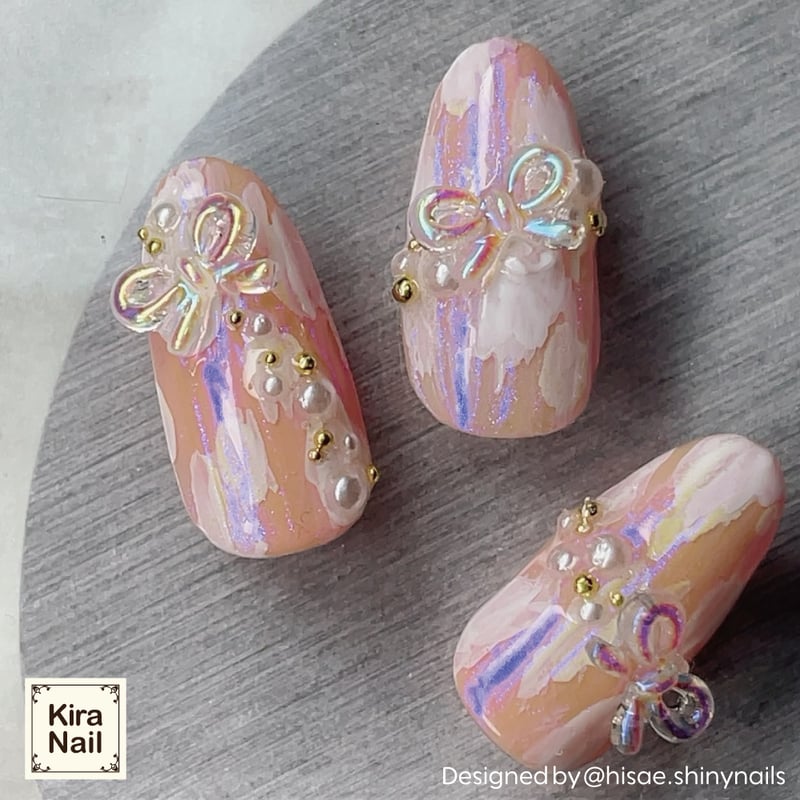 KiraNail オーロララインリボン 10個入り | Kira Nail