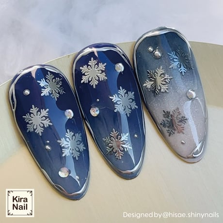 KiraNail 雪の結晶 クリスタルシャワー 20個入