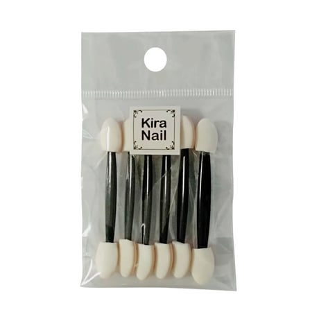 KiraNail パウダー用スポンジチップ(6本入）