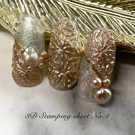 KiraNail 3Dスタンピングシート　No.4